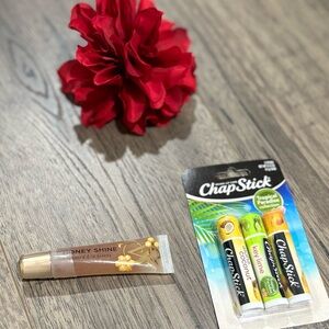 Victoriaβs Secret Vanilla Lip Gloss & Chapstick 3 Pack NWT